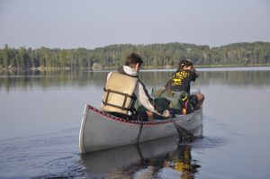 Boy Scout High Adventure canoeing